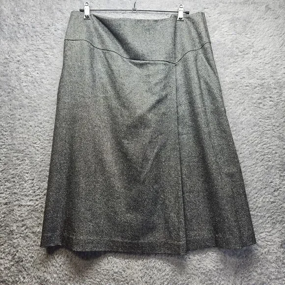 Talbots Womens Gray Skirt Suit Set Size 18 XL Wool Blend - Picture 2 of 16